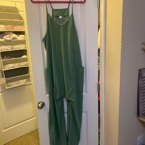 Green sleeveless romper!